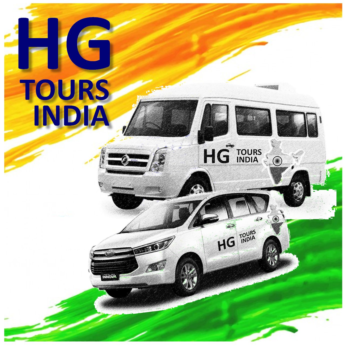Fahrzeugpark der HG Tours India